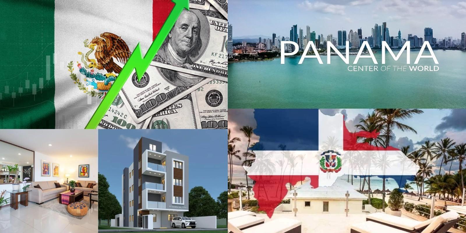 Comparativa: invertir en México, Panamá o República Dominicana, ¿dónde es más seguro y rentable?