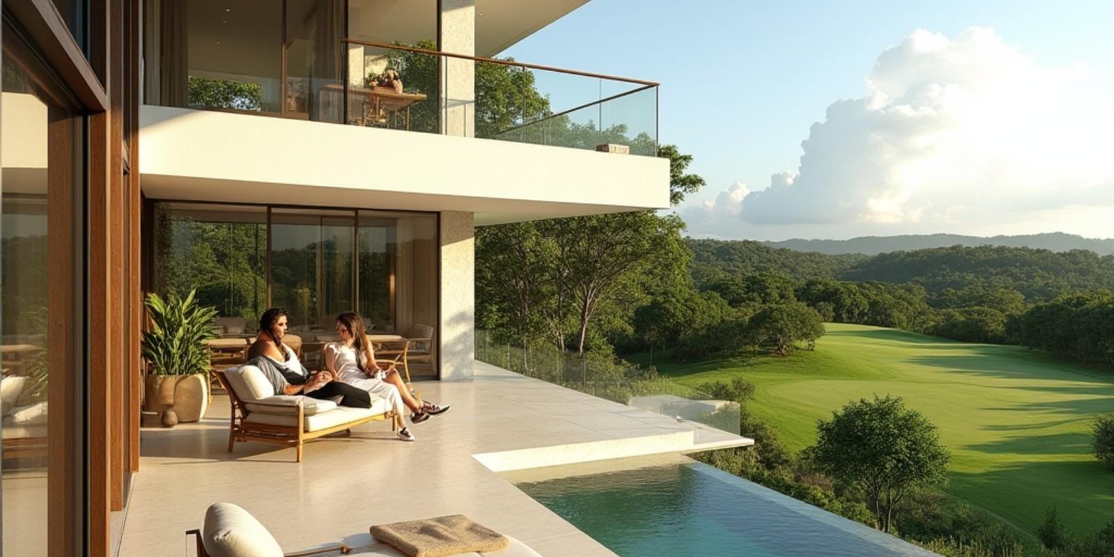 Exclusividad y rentabilidad frente al campo de golf